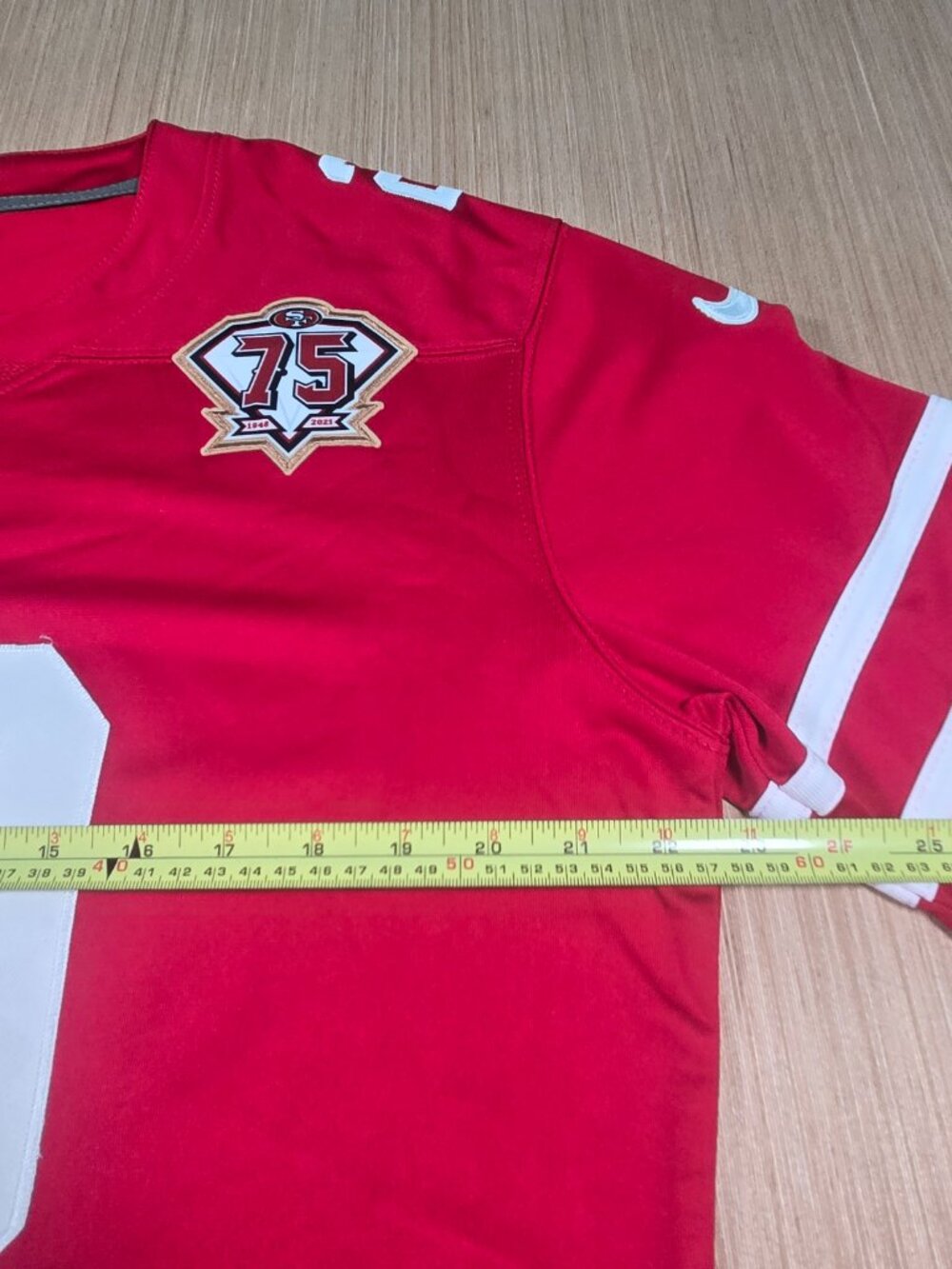Nike On Field San Francisco 49ers Talanoa Hufanga #29 Jersey Men’s XXL Red NFL - Picture 9 of 10
